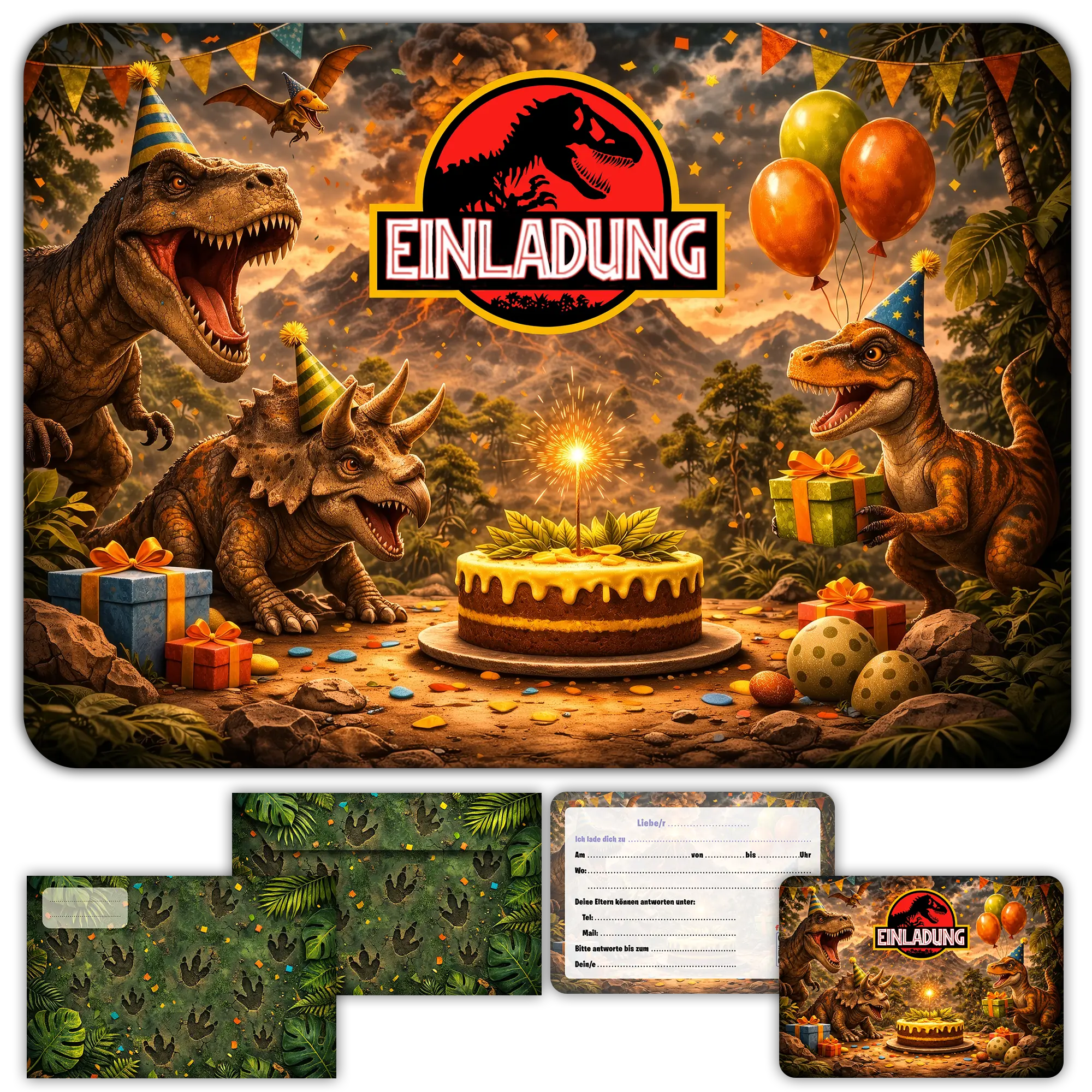 Geburtstagseinladung Bluey Kinder