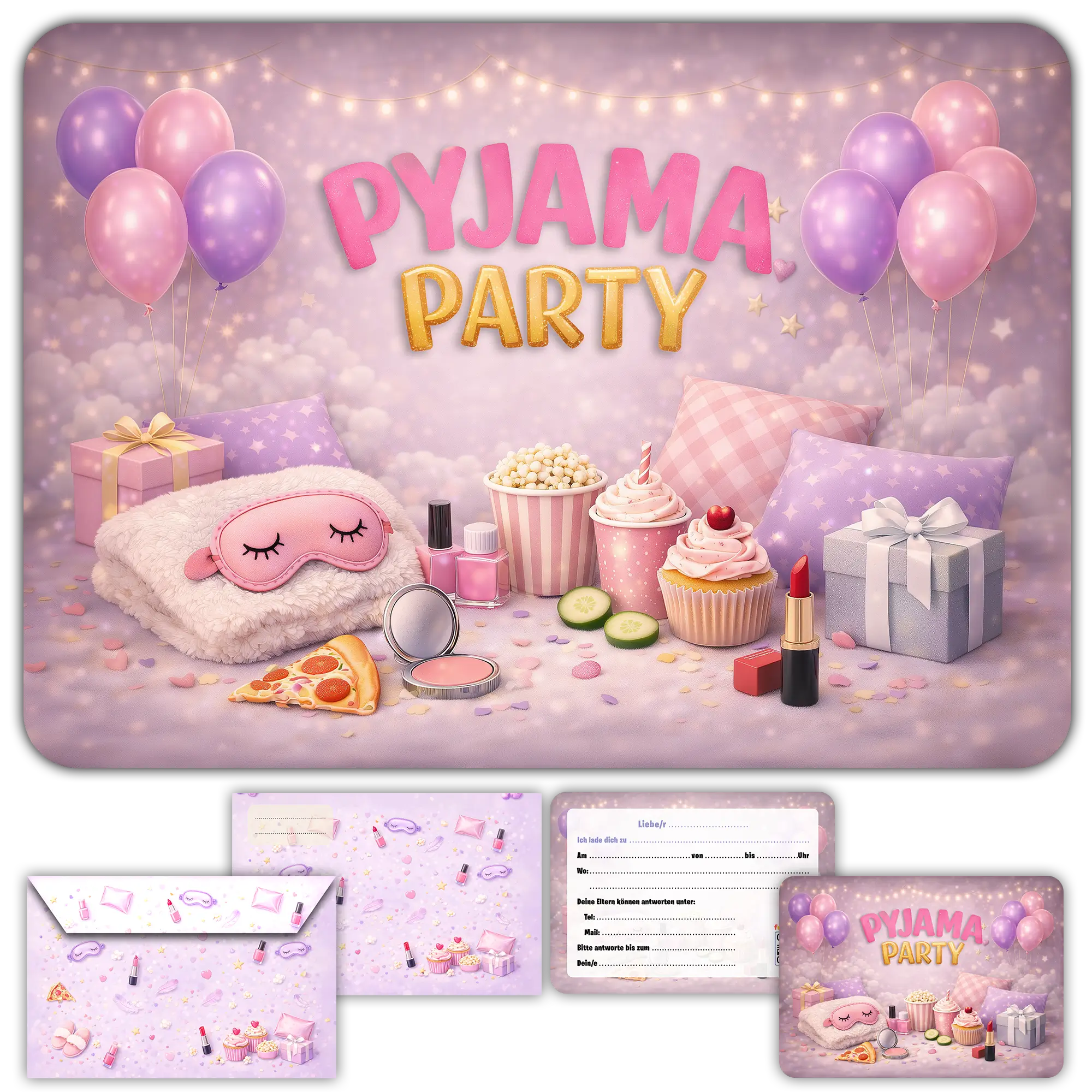 Geburtstagseinladung Bluey Kinder