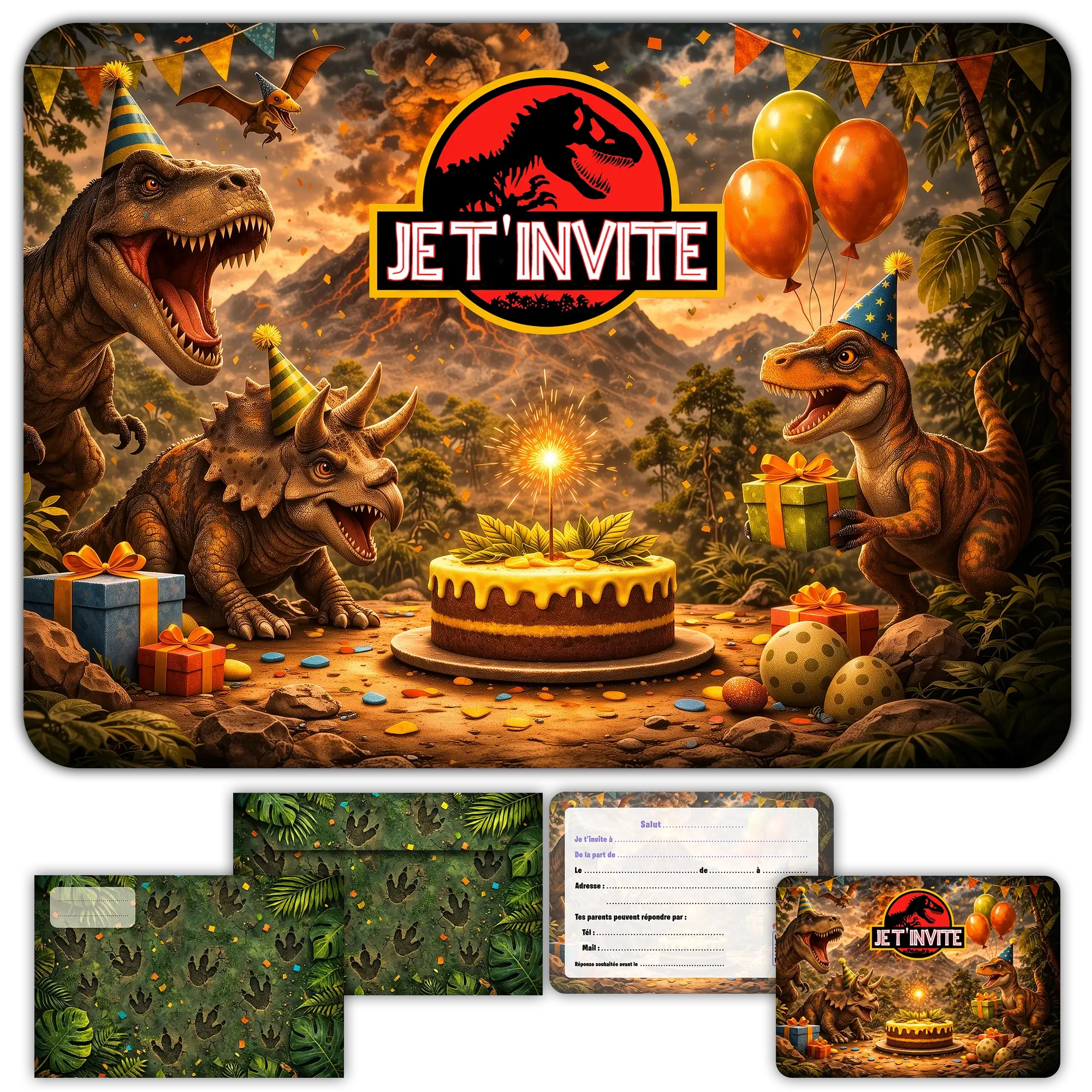 Carte invitation anniversaire pat patrouille enfants